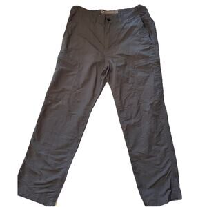 REI Mens 32 X 30 Pants UPF 50+ Hiking Camping Outdoor Gray Nylon